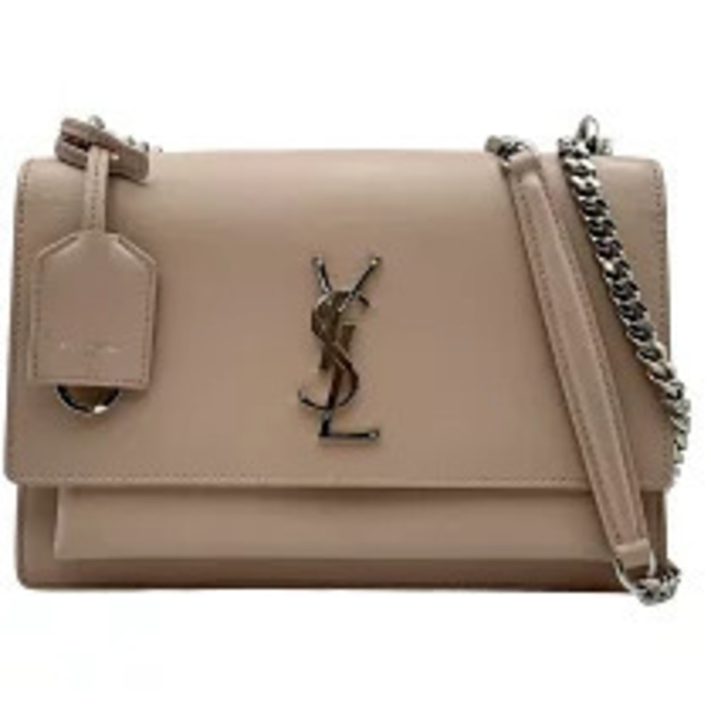 Saint Laurent Sunset Pink Leather Shoulder Bag